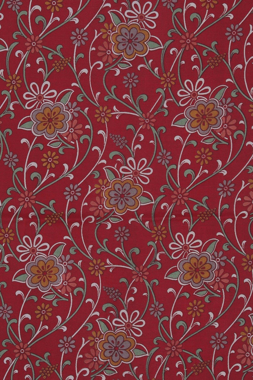 Floral Printed Silk Saree