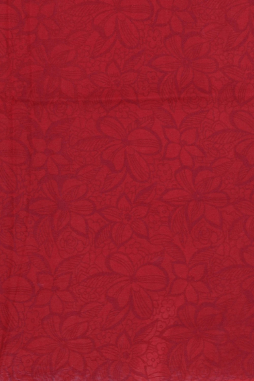 Floral Printed Silk Saree