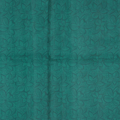 Floral Printed Silk Saree