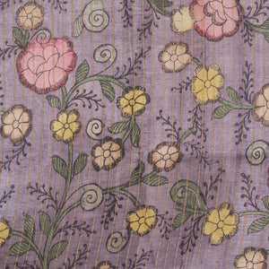 Kalamkari Hand-Painted Saree