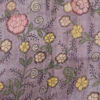 Kalamkari Hand-Painted Saree