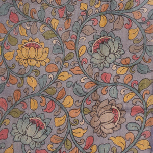 Kalamkari Hand-Painted Saree
