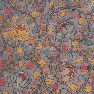 Kalamkari Hand-Painted Saree
