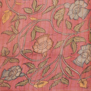 Kalamkari Hand-Painted Saree