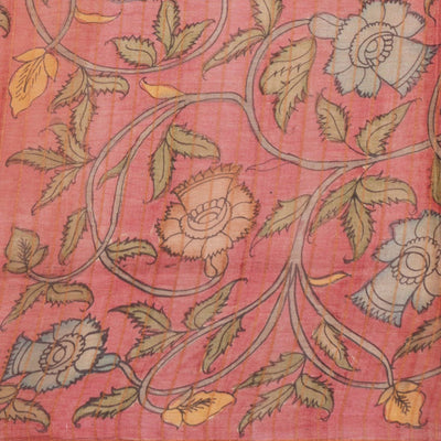 Kalamkari Hand-Painted Saree