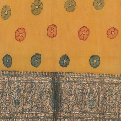 Kalamkari Hand-Painted Saree