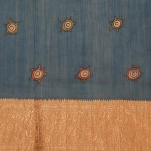 Kalamkari Hand-Painted Saree