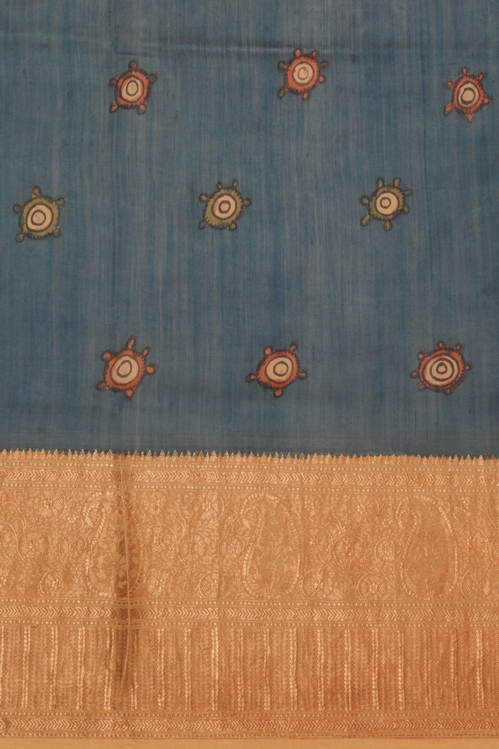 Kalamkari Hand-Painted Saree