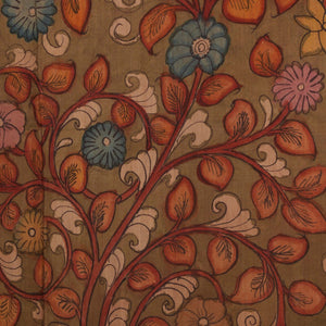 Kalamkari Hand-Painted Saree