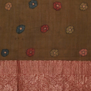 Kalamkari Hand-Painted Saree