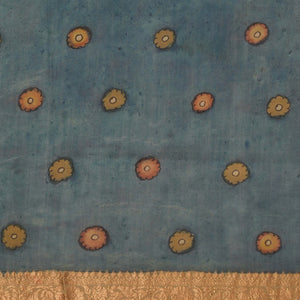 Kalamkari Hand-Painted Saree