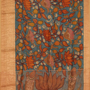 Kalamkari Hand-Painted Saree