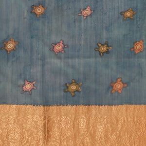 Kalamkari Hand-Painted Saree