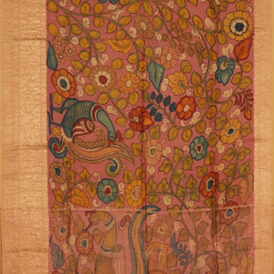 Kalamkari Hand-Painted Saree