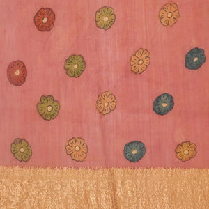 Kalamkari Hand-Painted Saree