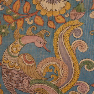 Kalamkari Hand-Painted Saree