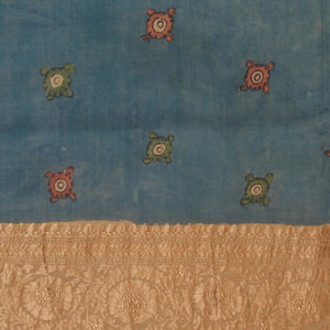 Kalamkari Hand-Painted Saree