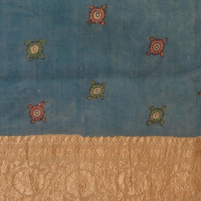 Kalamkari Hand-Painted Saree