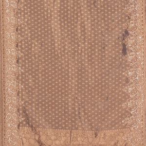 Gold Shimmering Silk Embroidery Saree