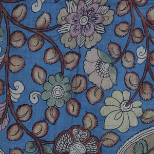 Kalamkari Hand-Painted Saree