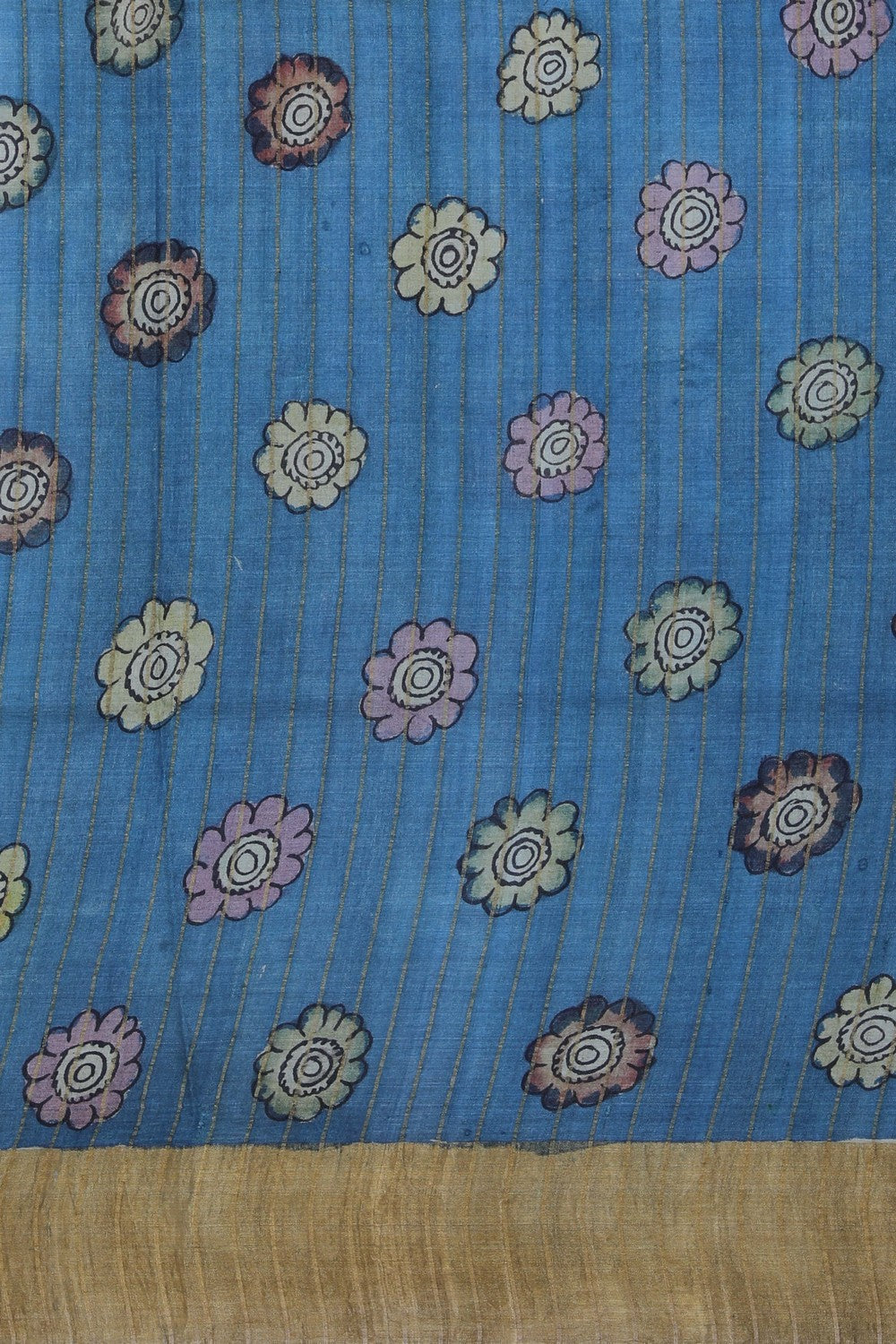 Kalamkari Hand-Painted Saree