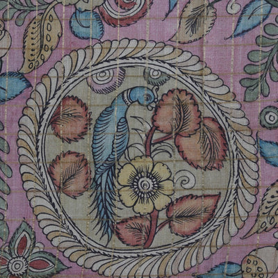 Kalamkari Hand-Painted Saree