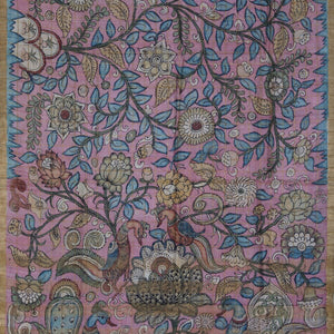 Kalamkari Hand-Painted Saree
