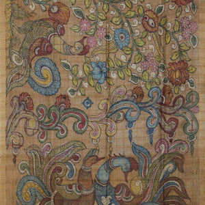 Kalamkari Hand-Painted Saree