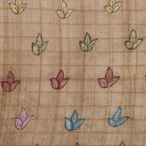 Kalamkari Hand-Painted Saree