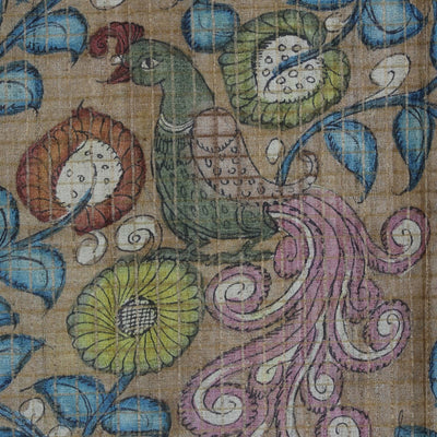 Kalamkari Hand-Painted Saree