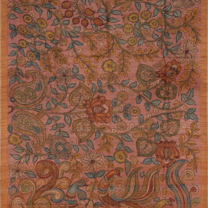Kalamkari Hand-Painted Saree