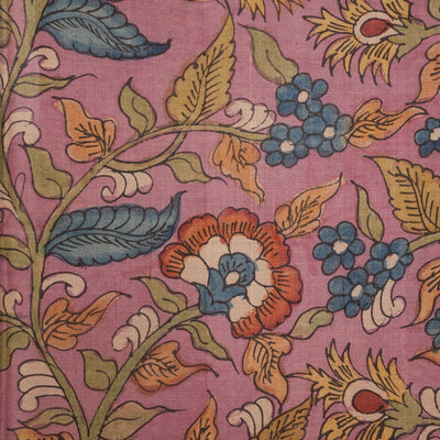 Kalamkari Hand-Painted Saree