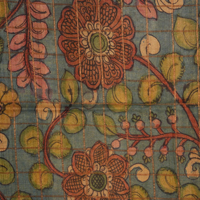 Kalamkari Hand-Painted Saree