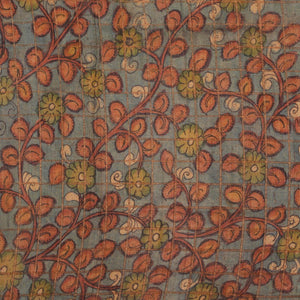 Kalamkari Hand-Painted Saree