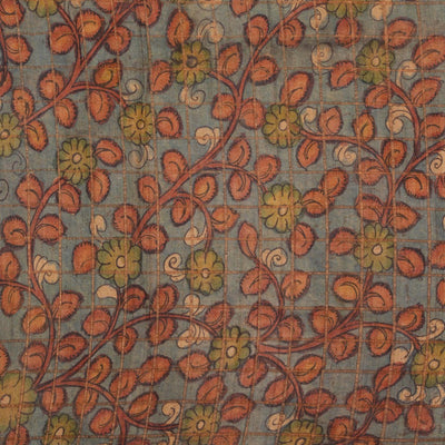 Kalamkari Hand-Painted Saree