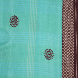 Gadwal Silk Sea Blue Saree