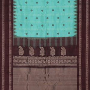Gadwal Silk Sea Blue Saree