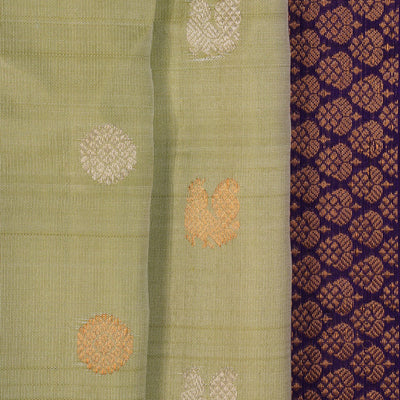 Gadwal Silk Sea Green Saree