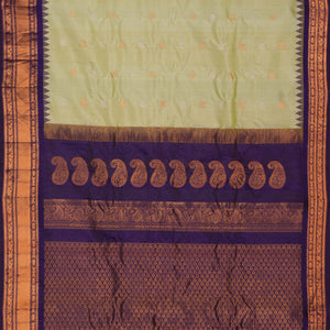 Gadwal Silk Sea Green Saree