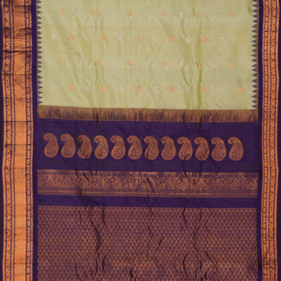 Gadwal Silk Sea Green Saree