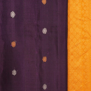 Gadwal Silk Violet Saree