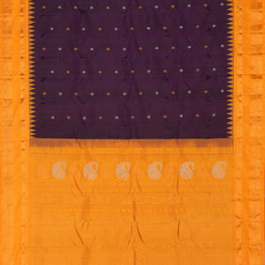 Gadwal Silk Violet Saree