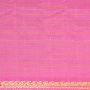 Gadwal Silk Kattam Purple Saree
