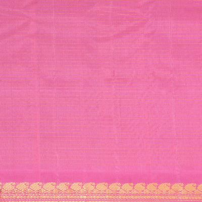 Gadwal Silk Kattam Purple Saree