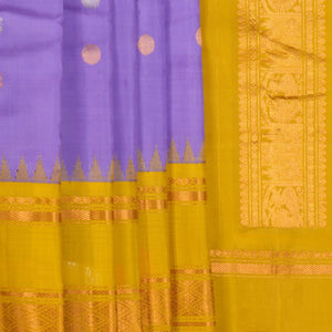 Gadwal Silk Purple Saree