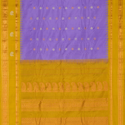 Gadwal Silk Purple Saree