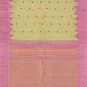 Gadwal Silk Mint Green Saree