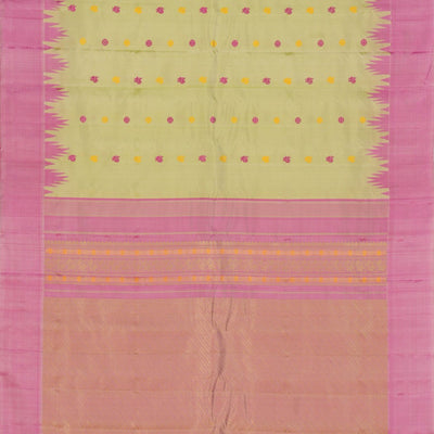Gadwal Silk Mint Green Saree