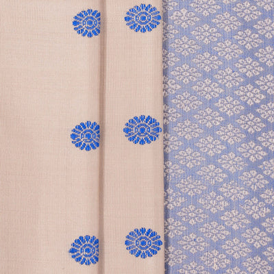 Gadwal Silk Cream Saree