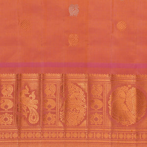 Gadwal Silk Violet Saree